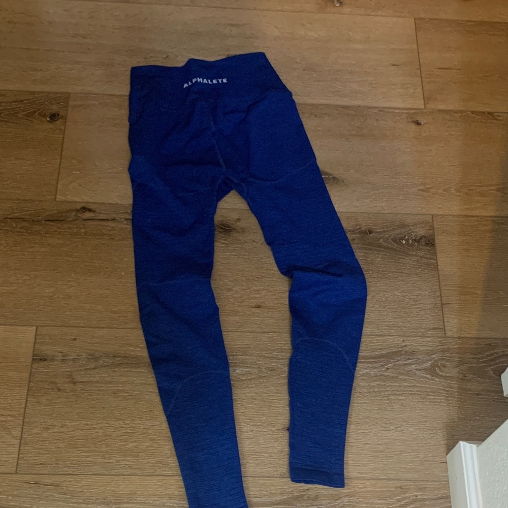 Alphalete Seamless High-Rise Leggings - Blue